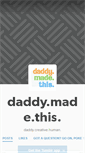 Mobile Screenshot of daddymadethis.tumblr.com