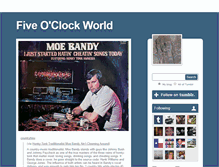 Tablet Screenshot of fiveoclockworld.tumblr.com