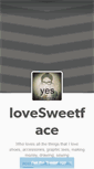 Mobile Screenshot of lovesweetface.tumblr.com