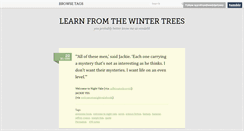 Desktop Screenshot of learnfromthewintertrees.tumblr.com
