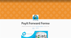 Desktop Screenshot of payitforwardforme.tumblr.com