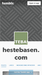 Mobile Screenshot of hestebasen.tumblr.com