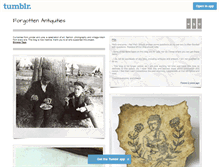 Tablet Screenshot of forgottenantiquities.tumblr.com