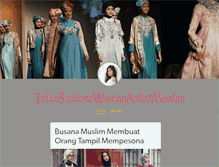 Tablet Screenshot of intersectionswomanartistmuslim.tumblr.com