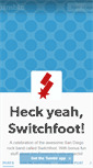 Mobile Screenshot of heckyeahswitchfoot.tumblr.com