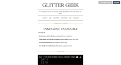 Desktop Screenshot of glitter-geek.tumblr.com