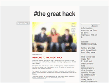 Tablet Screenshot of greathack.tumblr.com