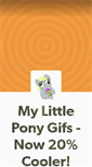 Mobile Screenshot of mlp-gifs.tumblr.com