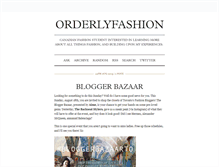 Tablet Screenshot of orderlyfashion.tumblr.com