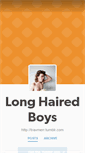 Mobile Screenshot of longhairboys.tumblr.com