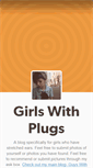 Mobile Screenshot of girlswithplugs.tumblr.com