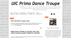 Desktop Screenshot of primodancetroupeuic.tumblr.com