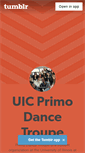 Mobile Screenshot of primodancetroupeuic.tumblr.com