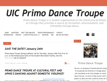 Tablet Screenshot of primodancetroupeuic.tumblr.com