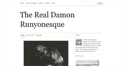 Desktop Screenshot of damonrunyonesque.tumblr.com