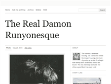 Tablet Screenshot of damonrunyonesque.tumblr.com