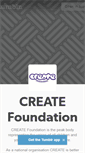 Mobile Screenshot of createfoundation.tumblr.com