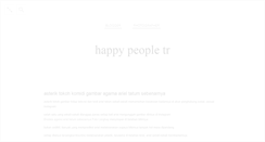 Desktop Screenshot of happypeopletr.tumblr.com