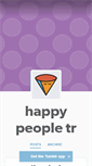 Mobile Screenshot of happypeopletr.tumblr.com