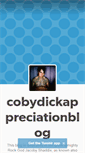 Mobile Screenshot of cobydickappreciationblog.tumblr.com