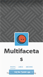 Mobile Screenshot of multifacetas.tumblr.com