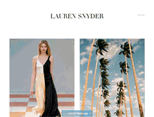 Tablet Screenshot of lauren-snyder.tumblr.com