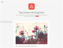 Tablet Screenshot of analogcolor.tumblr.com