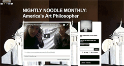 Desktop Screenshot of nightlynoodlemonthly.tumblr.com