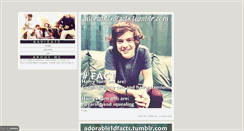 Desktop Screenshot of adorable1dfacts.tumblr.com