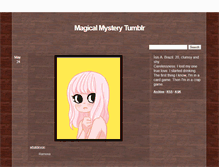 Tablet Screenshot of magicalmysterytumblr.tumblr.com