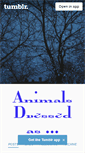 Mobile Screenshot of animalsdressedasotheranimals.tumblr.com