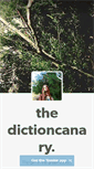 Mobile Screenshot of dictioncanary.tumblr.com