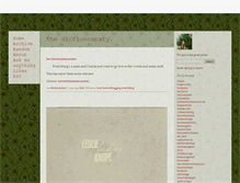 Tablet Screenshot of dictioncanary.tumblr.com