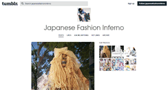 Desktop Screenshot of japanesefashioninferno.tumblr.com