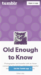 Mobile Screenshot of oldenoughtoknowhow.tumblr.com