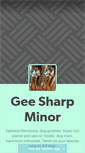 Mobile Screenshot of geesharpminor.tumblr.com