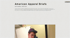 Desktop Screenshot of fyamericanapparelbriefs.tumblr.com