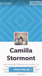 Mobile Screenshot of camillastormont.tumblr.com