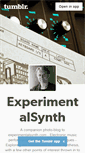 Mobile Screenshot of experimentalsynth.tumblr.com