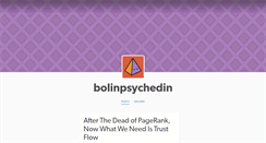 Desktop Screenshot of bolinpsychedin.tumblr.com