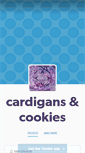 Mobile Screenshot of cardigansandcookies.tumblr.com