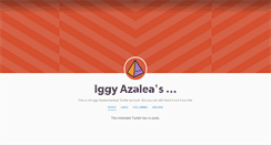 Desktop Screenshot of iggyazaleas.tumblr.com