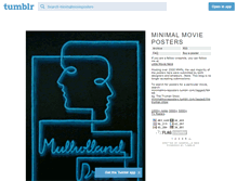 Tablet Screenshot of minimalmovieposters.tumblr.com