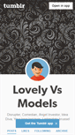Mobile Screenshot of lovelyvsmodels.tumblr.com