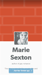 Mobile Screenshot of mariesexton.tumblr.com