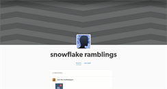 Desktop Screenshot of poisoned-snowflake.tumblr.com