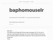 Tablet Screenshot of baphomouselr.tumblr.com