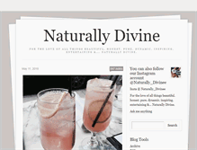 Tablet Screenshot of naturally-divine.tumblr.com
