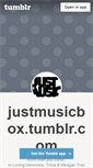 Mobile Screenshot of justmusicbox.tumblr.com