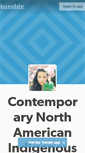 Mobile Screenshot of contemporarynativeartists.tumblr.com